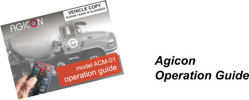 Agicon Operation Guide
